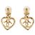 Boucles d'oreilles en métal avec strass Coco Mark de Chanel - vue 3