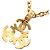 Collana Pendente Triple CC Placcata Oro Chanel D'oro - vista 3