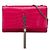 Bolsa transversal Kate em couro rosa médio com estampa de crocodilo da Saint Laurent com tassel