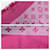 Sciarpa in seta con motivo Monogram Louis Vuitton Rosa Grigio - vista 10