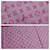 Sciarpa in seta con motivo Monogram Louis Vuitton Rosa Grigio - vista 11