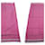 Sciarpa in seta con motivo Monogram Louis Vuitton Rosa Grigio - vista 5