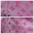 Sciarpa in seta con motivo Monogram Louis Vuitton Rosa Grigio - vista 8
