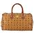 Borsa da viaggio MCM Vicetos logogramma boston 40 Marrone