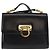 Salvatore Ferragamo Gancini Flap Leather Nero