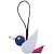 Portachiavi Kelly Birdie Charm di Hermès Bianco Rosso Blu - vista 3