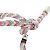 Bracciale in pelle Louis Vuitton con charm Rosa Bianco Multicolore Verde - vista 6