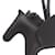 Porte-clés Charm Pegasus Rodeo PM Hermès Gris  - vue 7
