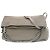 Jimmy Choo graue Leder Schultertasche mit Kette Braun