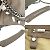 Jimmy Choo graue Leder Schultertasche mit Kette Braun - Ansicht 8