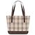 Borsa in tela Nova Check di Burberry Marrone Beige