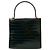 Céline Bolsa de couro com logo de círculo duplo Celine Preto - vista 3