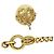 Collana in perle finte placcata oro CHANEL Coco Mark D'oro - vista 2
