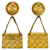 Orecchini Ear Cuff Chanel Coco Mark Matelassé GP D'oro - vista 3