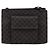 Céline Celine Vintage Macadam Schultertasche aus Canvas Medium Schwarz