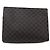 Céline Celine Vintage Macadam Schultertasche aus Canvas Medium Schwarz - Ansicht 2