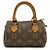 Pochette Mini Speedy Monogram Louis Vuitton M41534 Marrone - vista 2