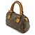 Pochette Mini Speedy Monogram Louis Vuitton M41534 Marrone - vista 3