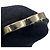 Collier en cuir avec strass Chanel Coco Mark No. 5 Noir Doré - vue 6