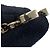Collier en cuir avec strass Chanel Coco Mark No. 5 Noir Doré - vue 7