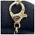 Collier en cuir avec strass Chanel Coco Mark No. 5 Noir Doré - vue 9