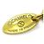 Pendente Chanel Vintage Matelassé CC in Metallo Large D'oro - vista 4