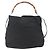 Gucci Vintage Bamboo Nylon and Patent Leather Mini Nero - vista 2