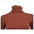 Rippstrick-Rollkragenpullover aus rostfarbener Wolle von Theory Orange - Ansicht 2