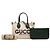 Borsa 2 in 1 in tela e pelle con logo Gucci Marrone Beige - vista 7