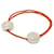 Bracciale in cotone Hermès Sellier Arancione