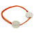 Bracciale in cotone Hermès Sellier Arancione - vista 2