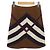 Falda de cachemira Burberry 80557341 Castaño Negro Blanco - vista 2