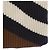 Falda de cachemira Burberry 80557341 Castaño Negro Blanco - vista 7