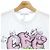 Autre Marque Camiseta KAWS de Comme des Garçons Shirt Rosa Blanco Verde - vista 5