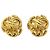 Chanel Vintage Triple cc Metal Golden