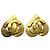 Cuore placcato oro con logo CC di Chanel D'oro