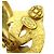 Cuore placcato oro con logo CC di Chanel D'oro - vista 4
