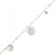 Hermès Exlibris PM Charm Bracelet Silvery Golden  - view 1