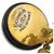 Orecchini pendenti Chanel CC in metallo con perle sintetiche D'oro - vista 3