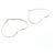 Tiffany & Co Orecchini a cerchio Open Heart Tiffany Argento - vista 3