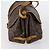 Bolsa Saumur Louis Vuitton em lona Monogram 35 Marrom - vista 4