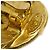 Chanel Clover Round Clip-On Metal D'oro - vista 4