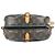 Louis Vuitton Monogram Perforierte Flore Saumur Schultertasche Braun Blau - Ansicht 5