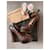Alaïa Python Leder Sandalen Braun  - Ansicht 2
