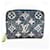 Louis Vuitton Monogram Zippy Coin Purse Blue Denim Cloth  ref.2668894