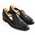 JW Anderson Mocasines de cuero negros - vista 3