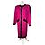 Vintage Yves Saint Laurent Kleid Lila Schwarz M