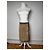 Vintage Gucci Wildlederrock braun 36/S - Ansicht 2