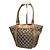 Vintage Gucci Monogramm D-Ring Tasche Beige Braun