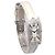 Harry Winston Avenue C Quartz Ouro Branco e Aligátor com Bisel de Diamantes e Madrepérola 19